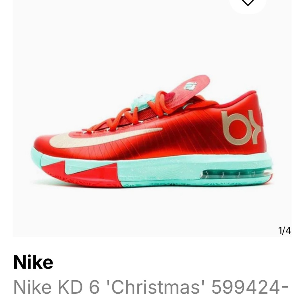 Nike KD 6 'Christmas' Sneakers